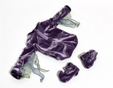 Purple Velvet Long Sleeve Jumpsuit & Shoes for 18'' Doll Wood Fairy Costume