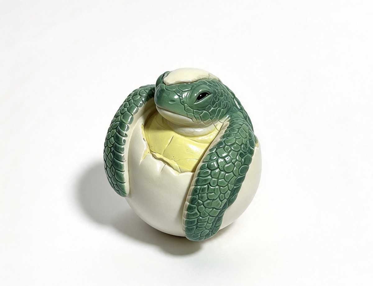 Sea Turtle Hatching Egg For 18'' Doll Lea Beach Accessories