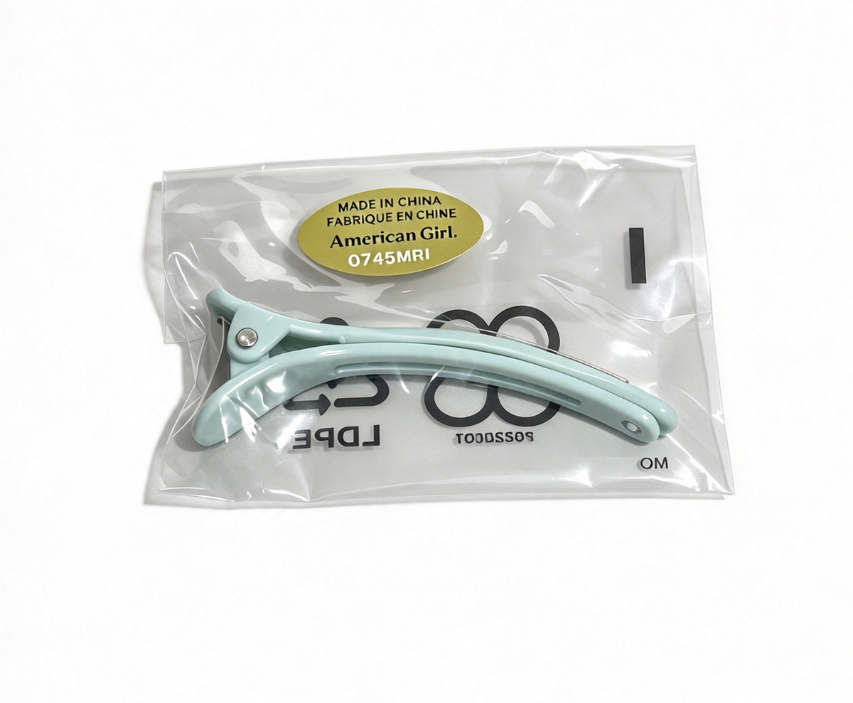 Green Alligator Hair Clip For 18'' Doll