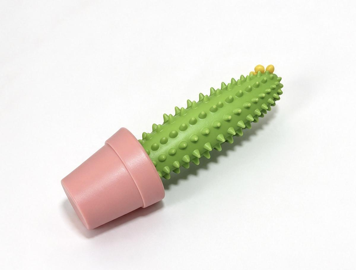 Cactus Plant In Pot For 18'' Doll House Decor