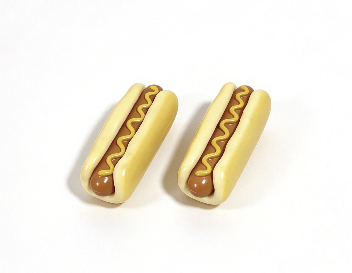 Our Generation 2Pcs Hotdog Cheese Snack Food For 18'' Doll