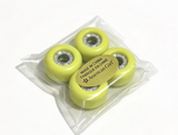 Yellow Skateboard Wheel Set 4Pcs For 18'' Doll Skate Park Set