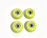 Yellow Skateboard Wheel Set 4Pcs For 18'' Doll Skate Park Set
