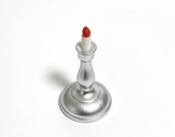 Silver Candlestick With Candle For 18'' Doll