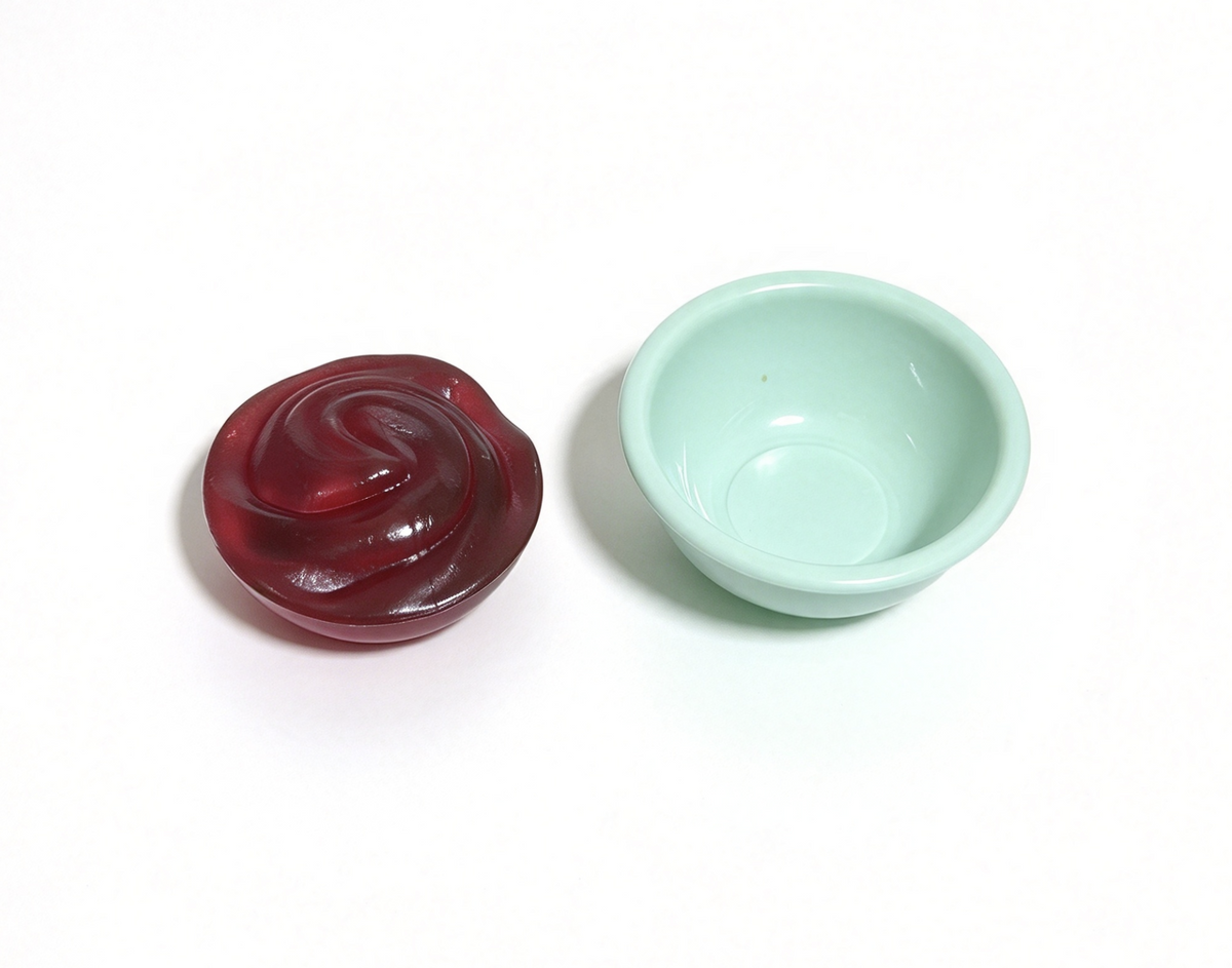 Bowl With Red Puree Food FOR 18'' DOLL Dining Accessory