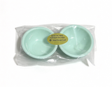 2Pcs Light Green Bowls FOR 18'' DOLL Pizza Party