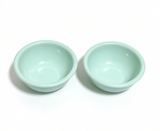 2Pcs Light Green Bowls FOR 18'' DOLL Pizza Party