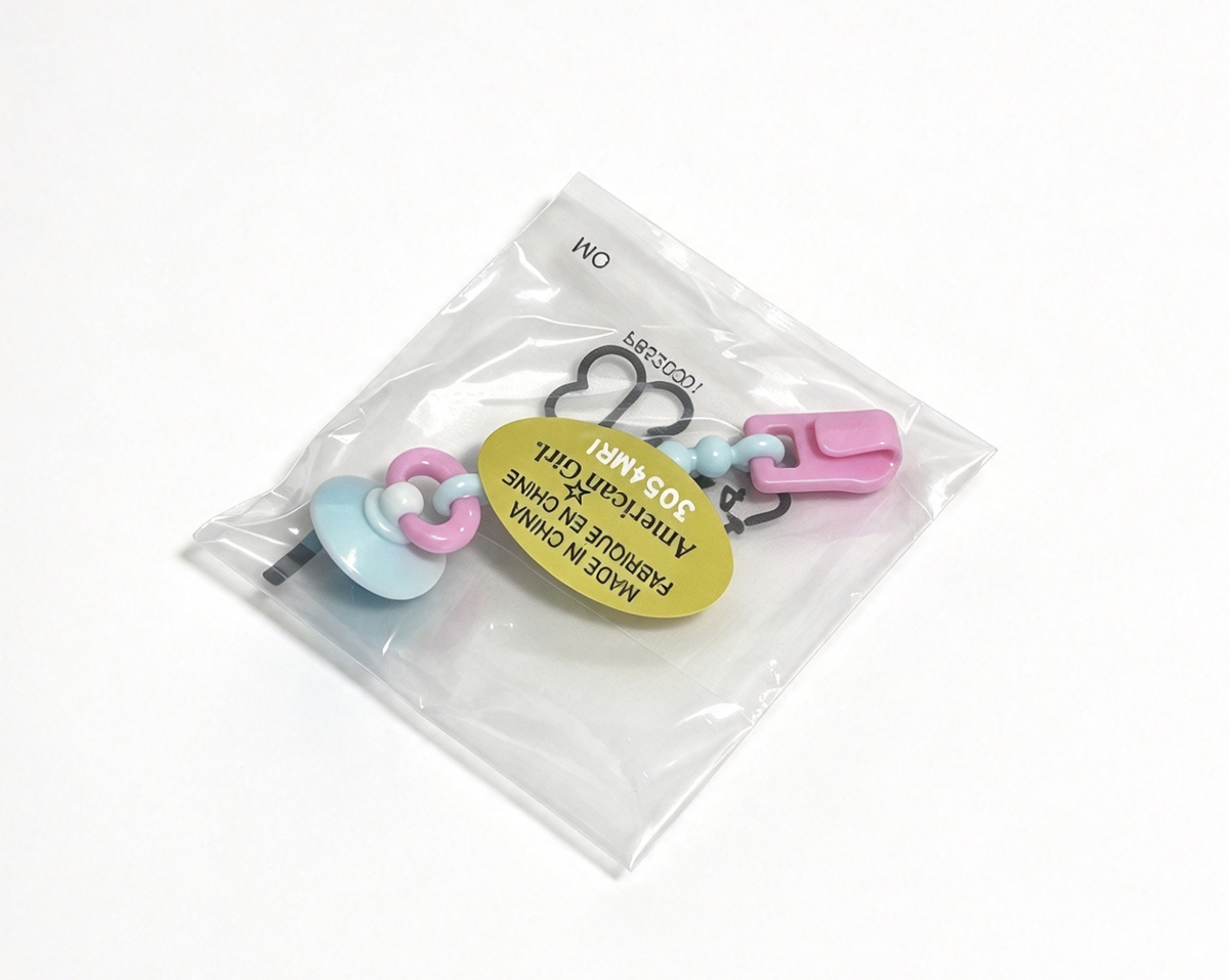 Beaded Clip With Pacifier FOR Bitty Baby Doll