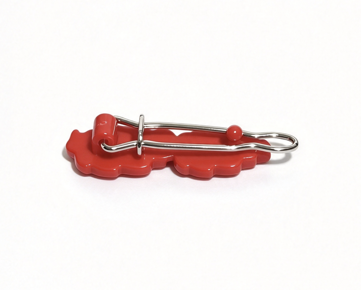 Red Leaf Hair Clip FOR 18'' DOLL Hair Accessory