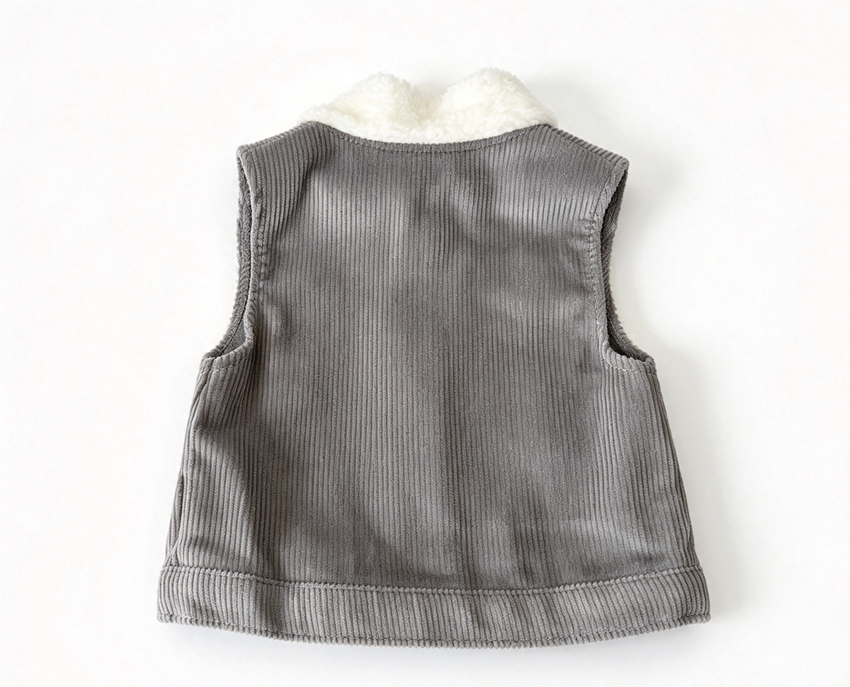 Zip-Front Corduroy Vest FOR 18'' DOLL Casual & Cool Accessories