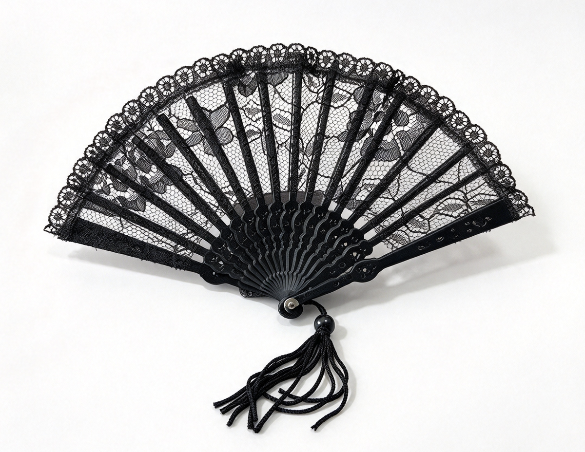Black Fan FOR 18'' Doll Josefina's Heirloom Accessories
