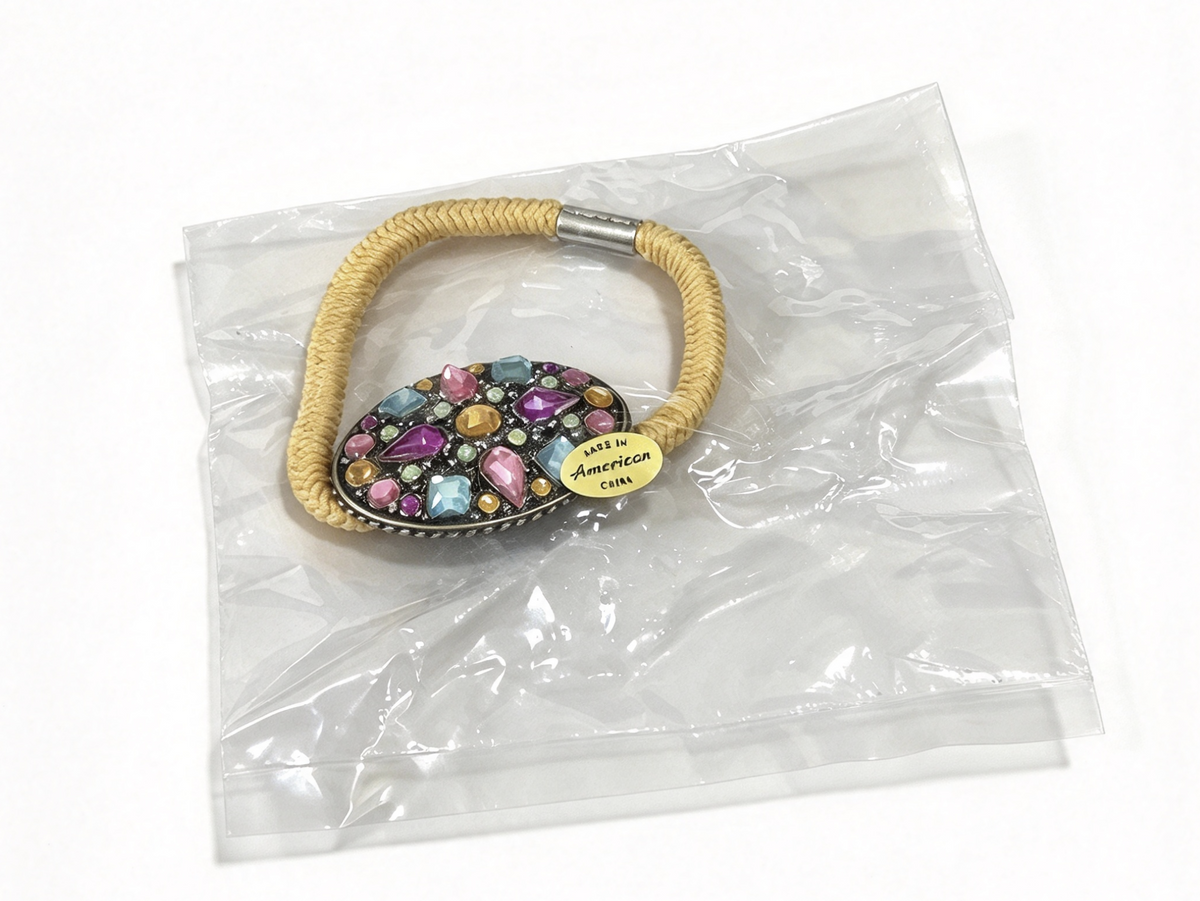 Colorful Rhinestone Cord Hair Tie FOR 18'' Doll Headband