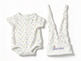 Layette Bodysuits & Hat Set FOR 15'' Doll