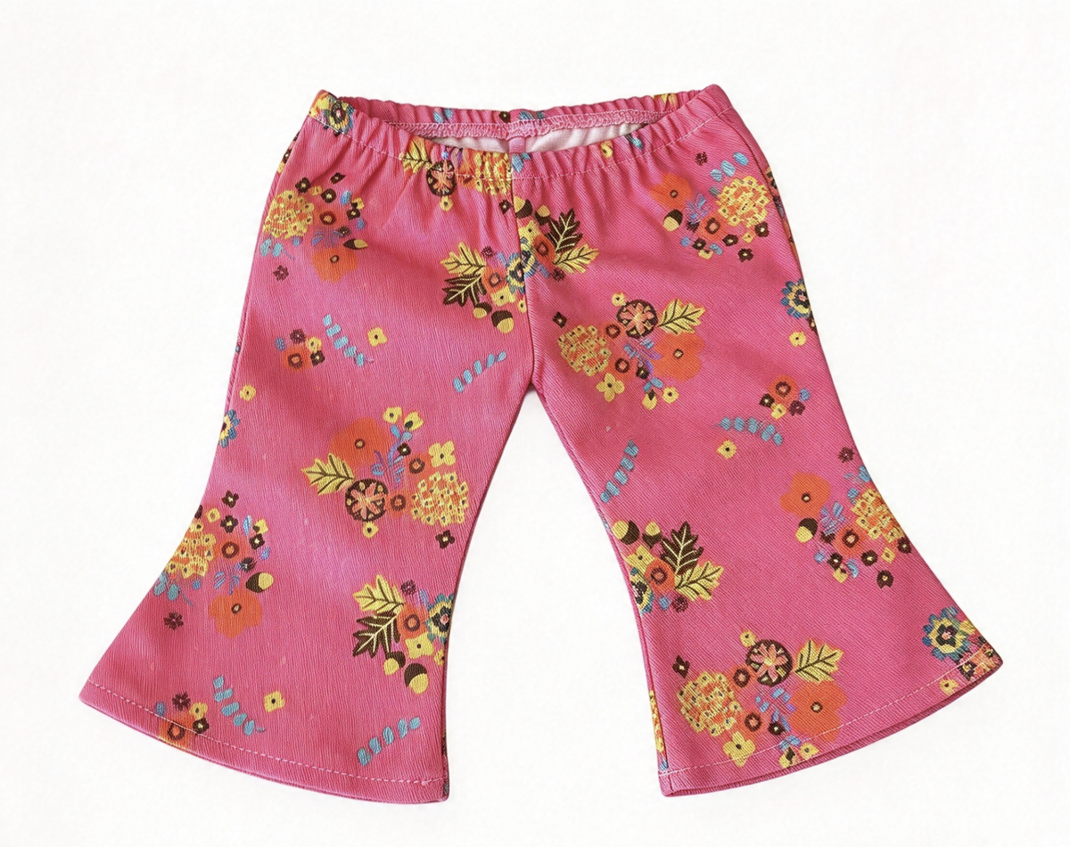 Oak & Acorn Flower Pants FOR 15'' DOLL OUTFIT
