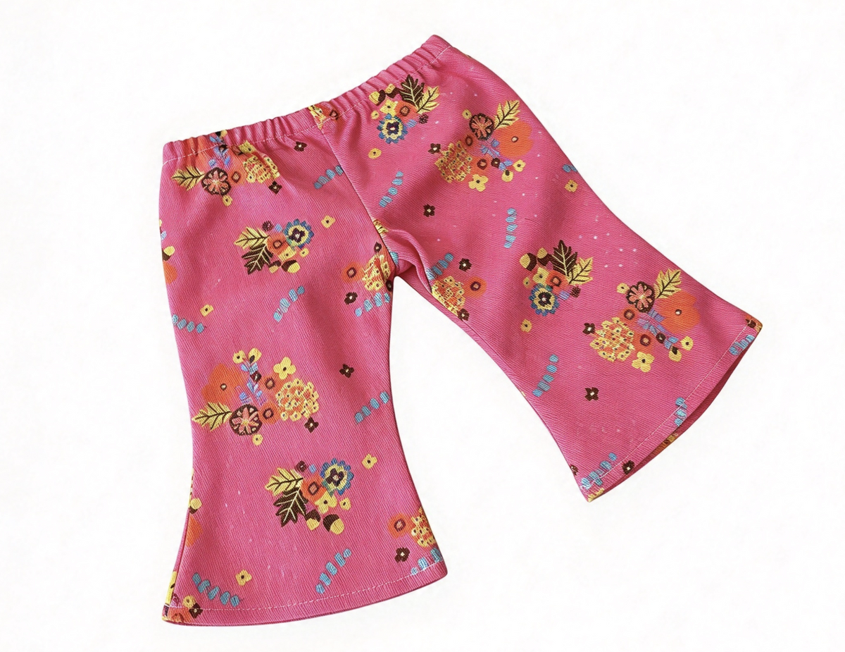 Oak & Acorn Flower Pants FOR 15'' DOLL OUTFIT