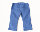 Solid Blue Flare Pants FOR 18'' DOLL