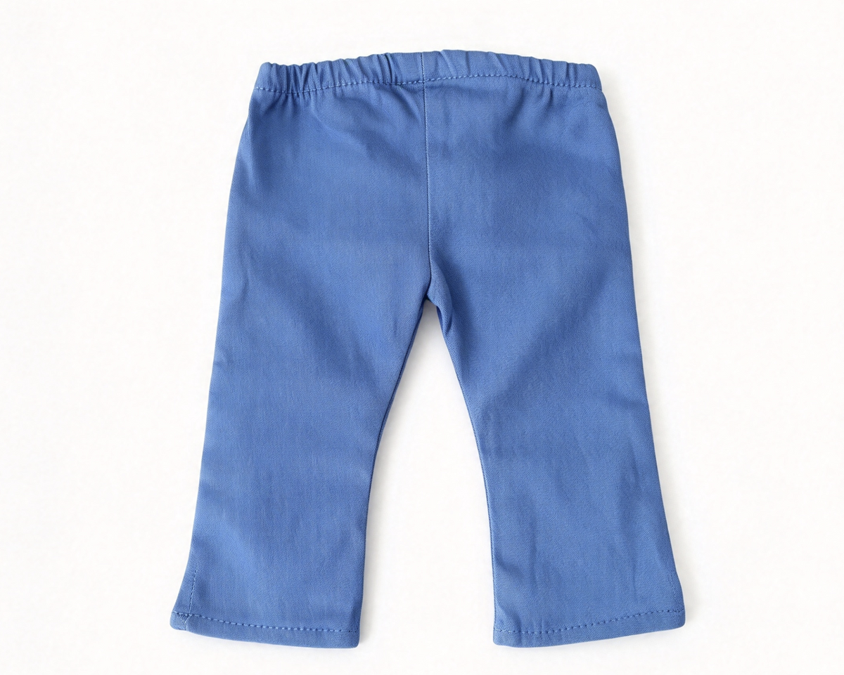 Solid Blue Flare Pants FOR 18'' DOLL