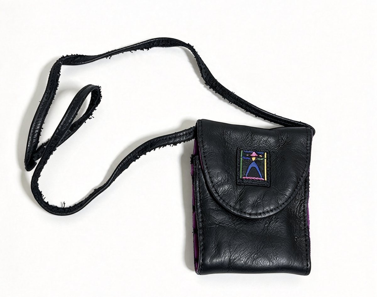 Black Crossbody Purse Wallet FOR 18'' DOLL