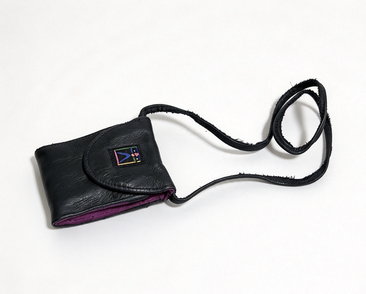 Black Crossbody Purse Wallet FOR 18'' DOLL