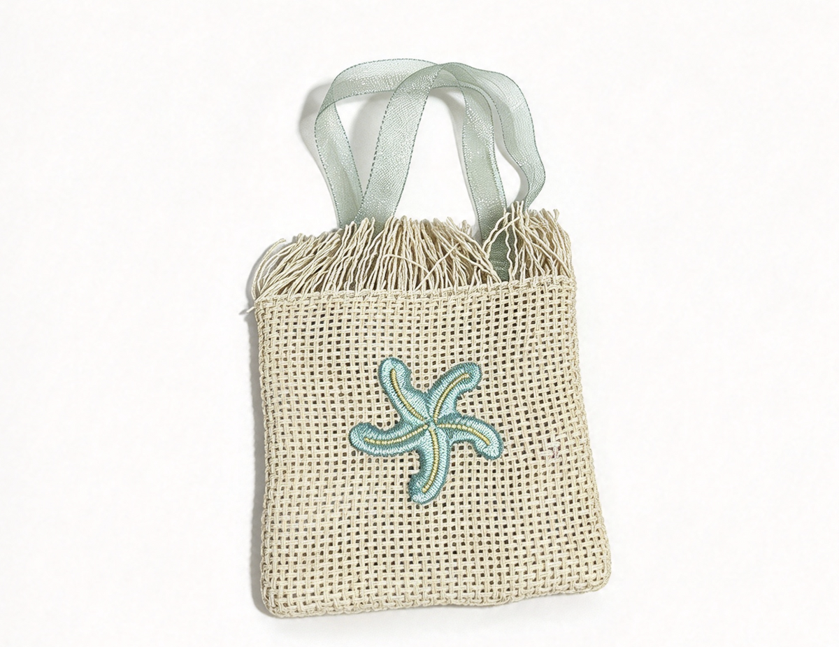 Starfish Woven Tote Bag FOR 18'' DOLL