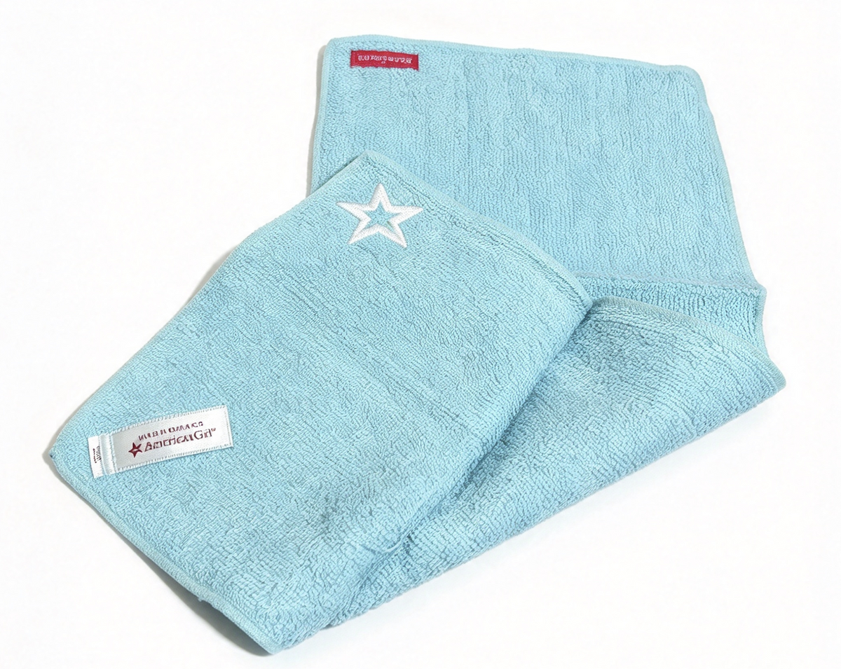 Blue Towel FOR 18'' DOLL Bubble Bath Set