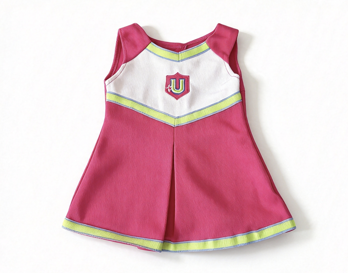 Cheerleading Dress FOR 18'' Doll Campus Cheer Outfit