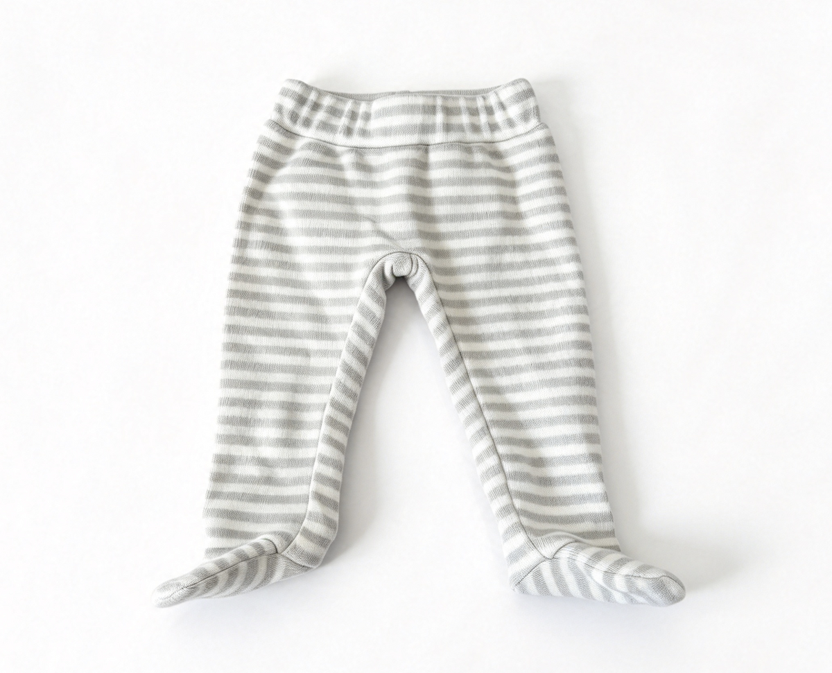 Two-Tone Striped Footed Pants FOR 15'' DOLL