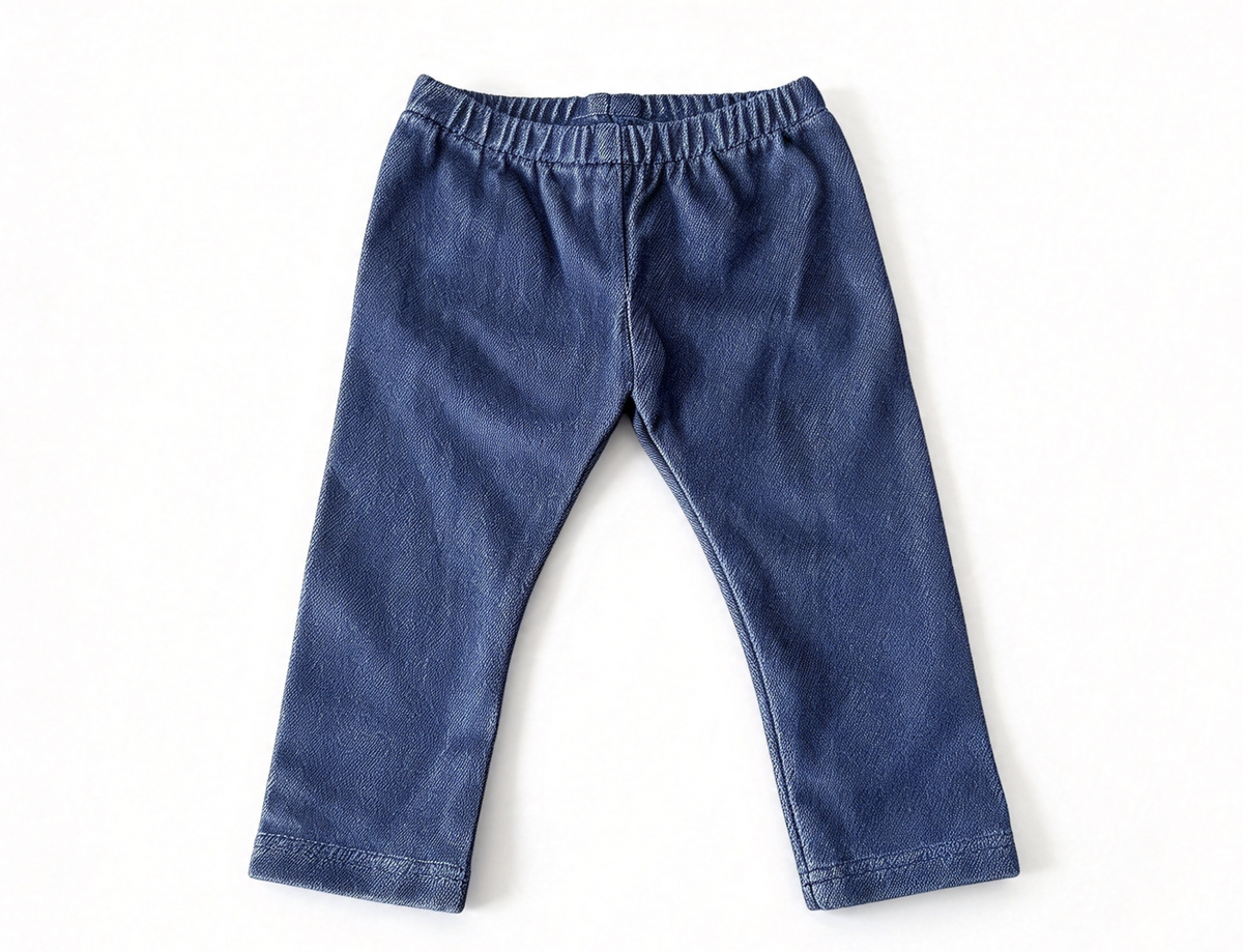 Denim Look Elastic Waist Pants FOR 18'' DOLL