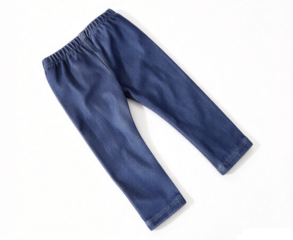 Denim Look Elastic Waist Pants FOR 18'' DOLL