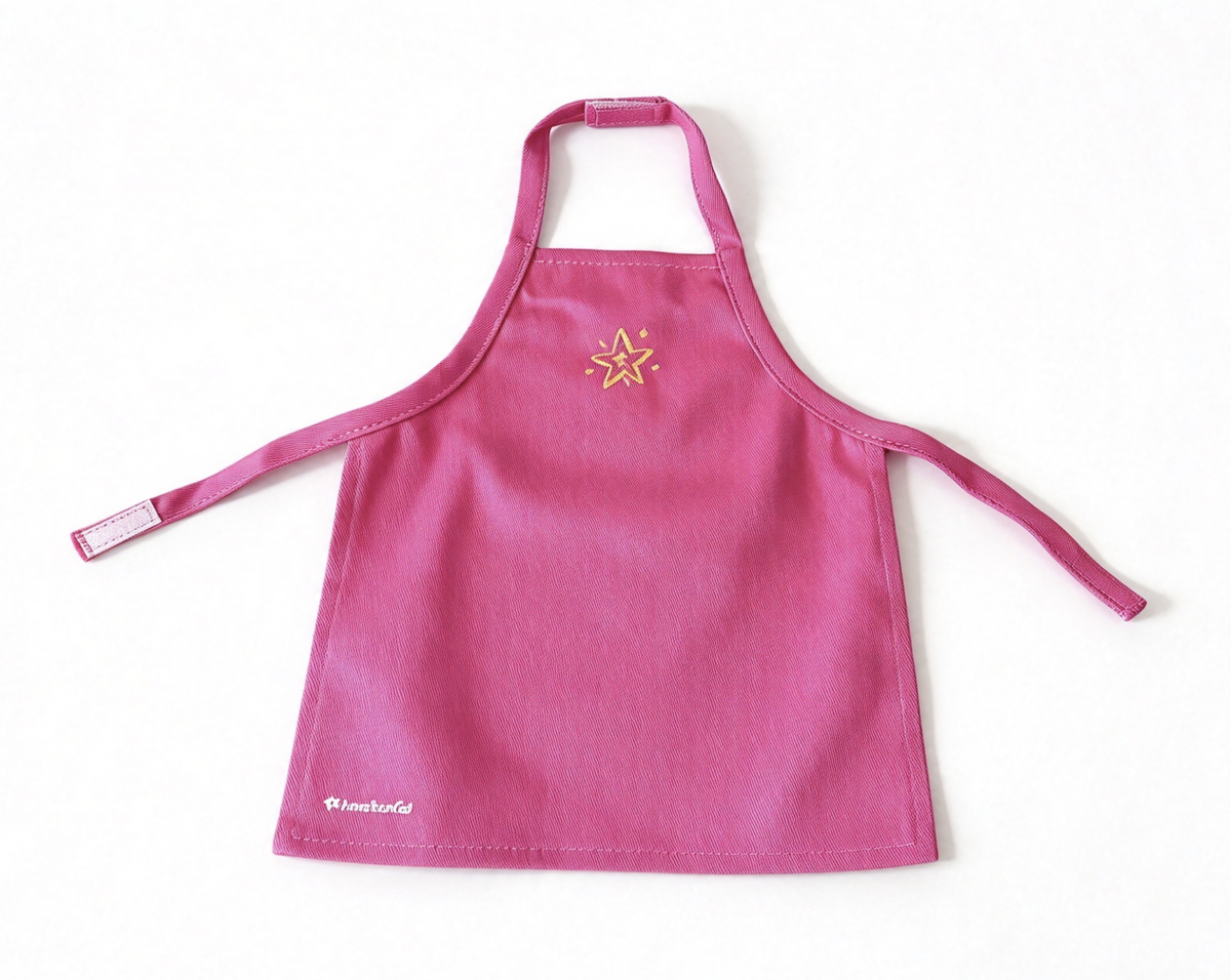 Pink Apron FOR 18'' DOLL Campus Snack Cart Set
