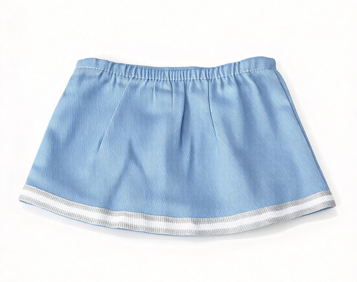 Blue Cheerleader Skirt FOR 18'' DOLL