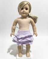 Isabelle Purple Ruffle Skirt FOR 18'' DOLL