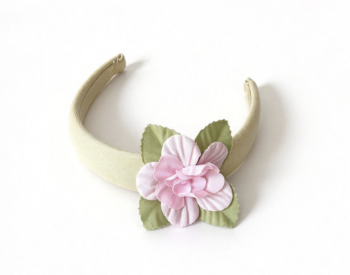 Fabric Flower Headband FOR 18'' DOLL