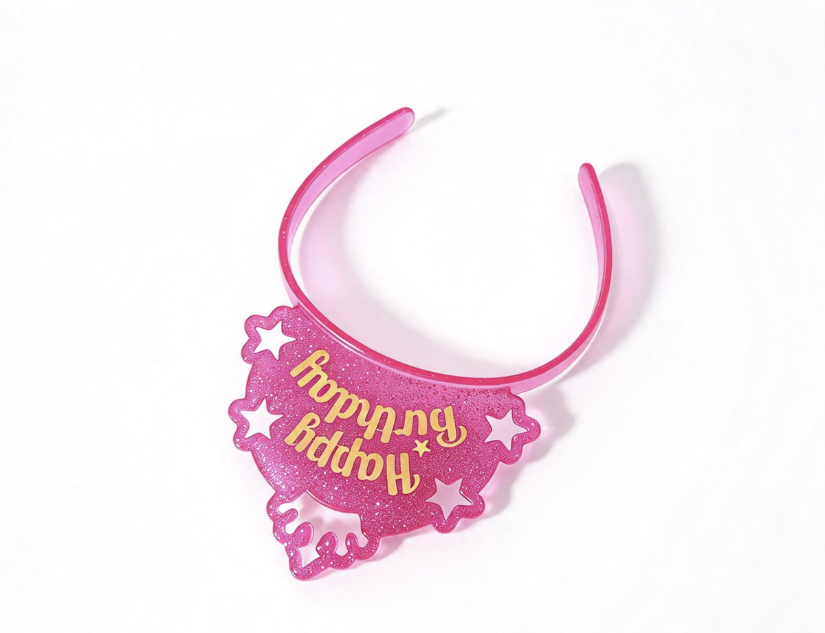 Happy Birthday Crown Headband FOR 14.5'' DOLL