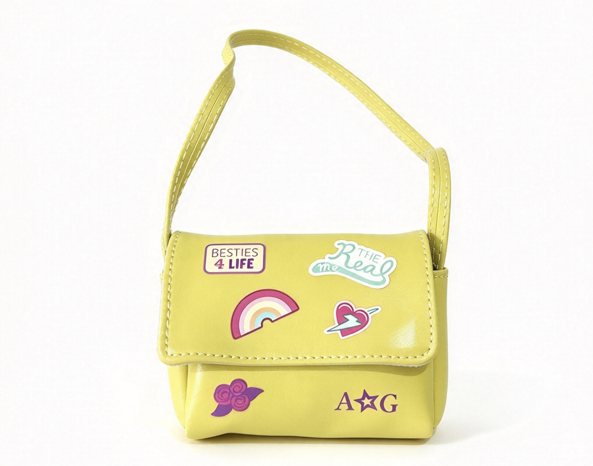 Mustard Crossbody Purse FOR 18'' DOLL Bag