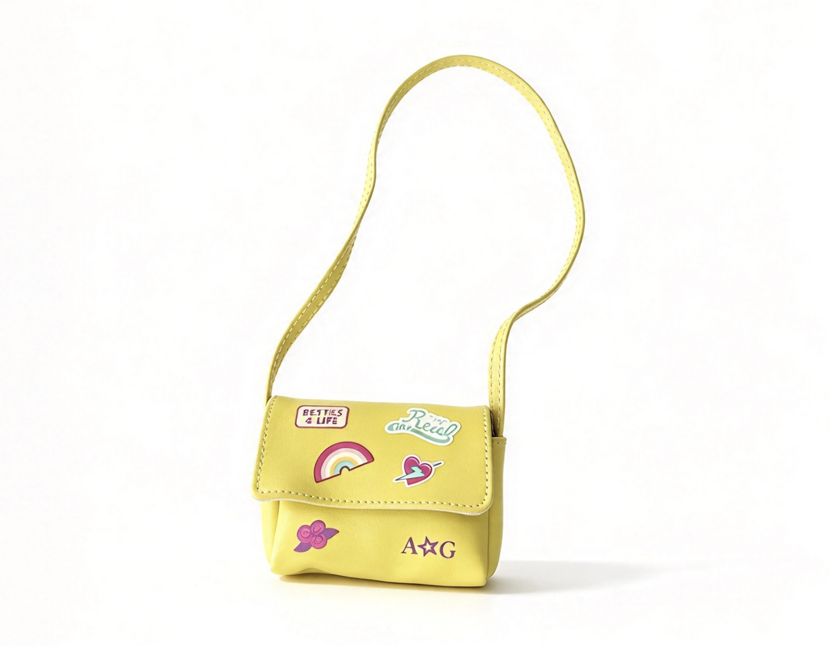 Mustard Crossbody Purse FOR 18'' DOLL Bag