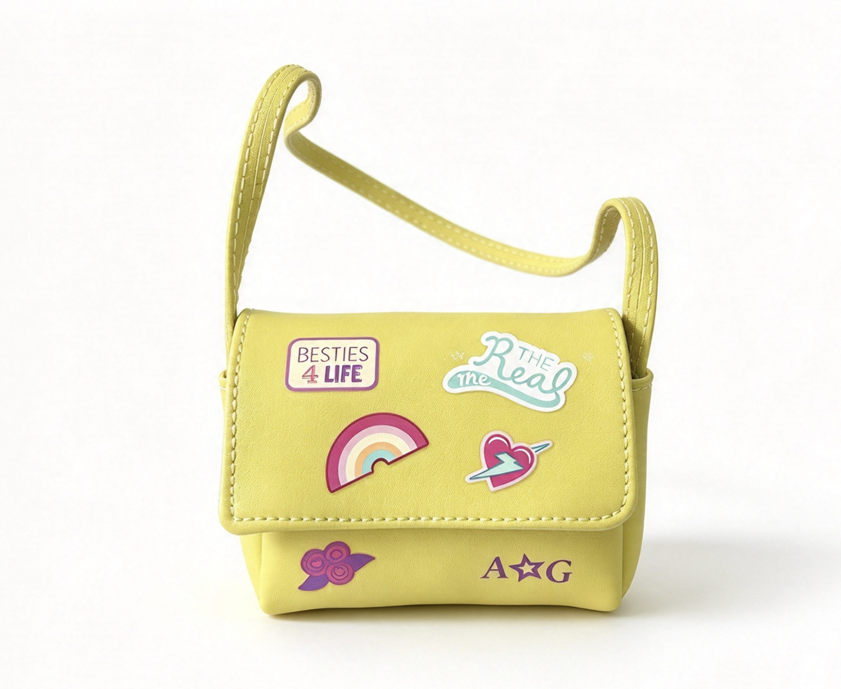 Mustard Crossbody Purse FOR 18'' DOLL Bag