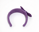 Purple Bow Headband FOR 18'' DOLL Party Outfit