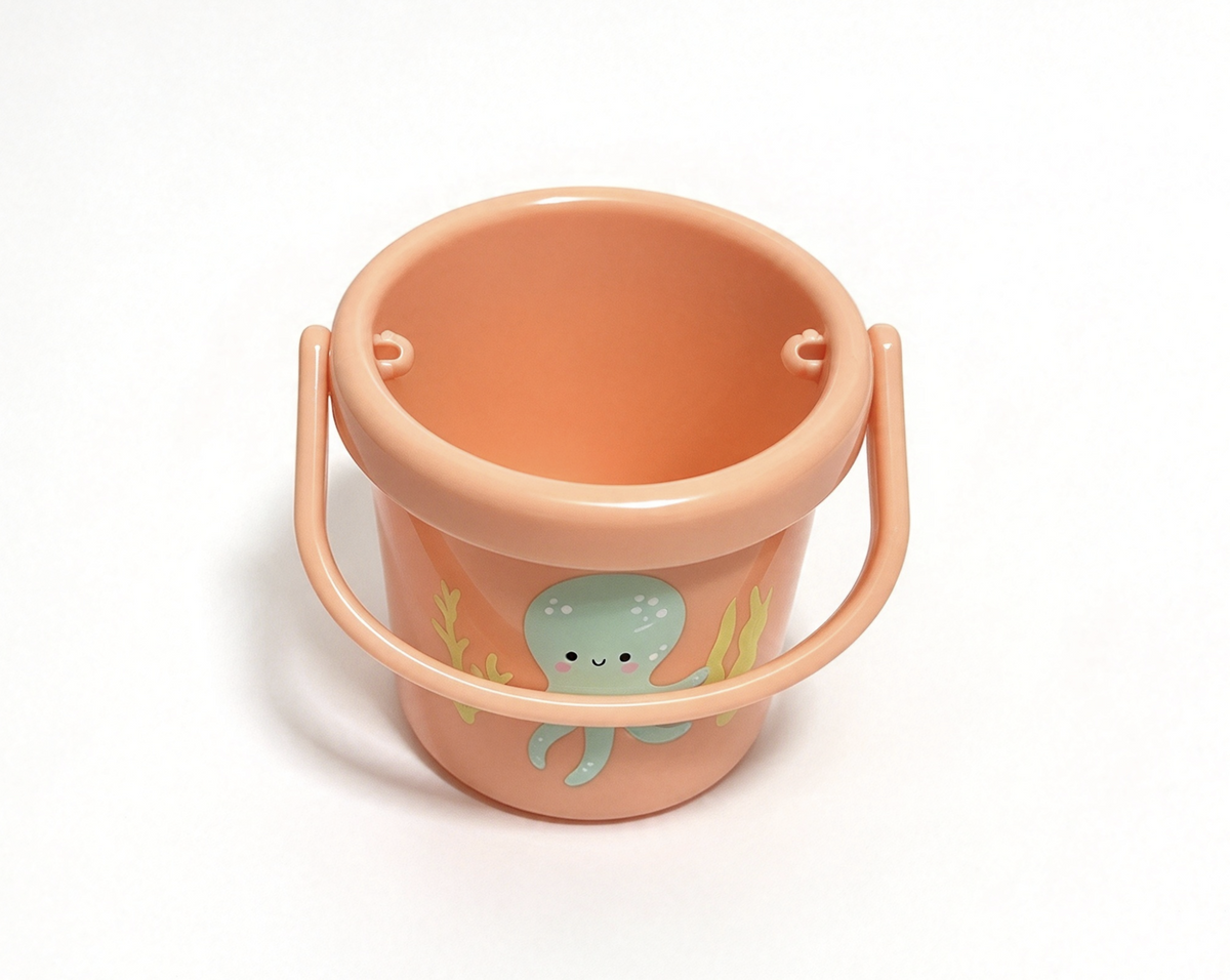 Beach Pail For 14.5'' Doll Seashell Salon Set