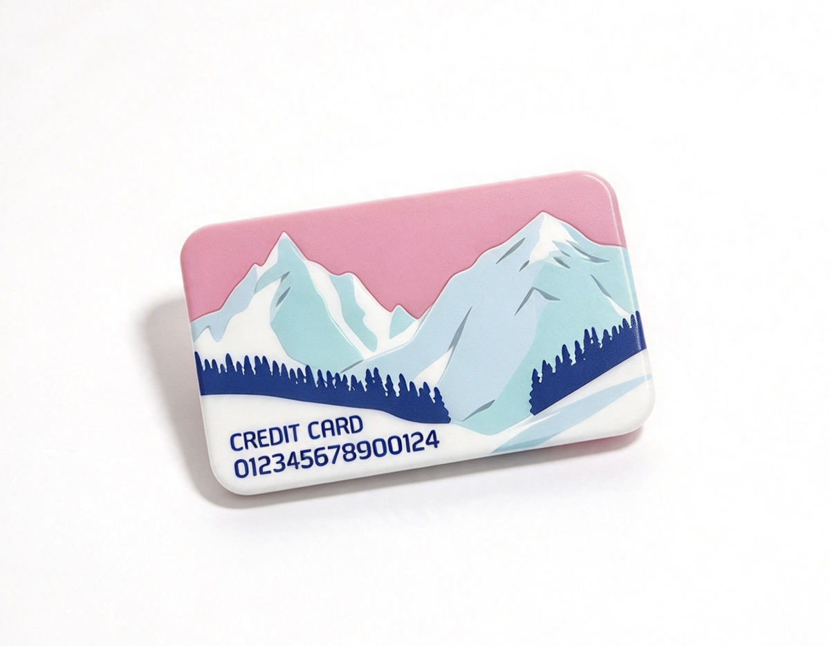 Credit Card For 18'' Doll Corinne Ski & Snack Shop