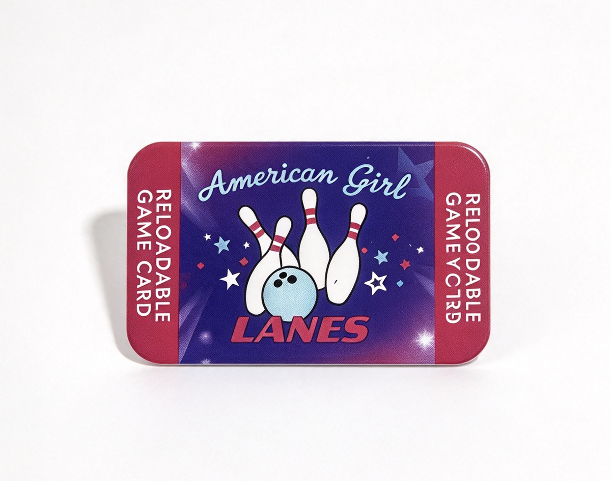 Credit Card For 18'' Doll Bowling Alley Snack Bar