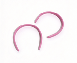 2Pcs Thin Pink Plastic Headband For 18'' Doll