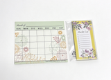 Kitchen Paper Grocery Lists & Meal-Planning Calendar For 18'' Doll