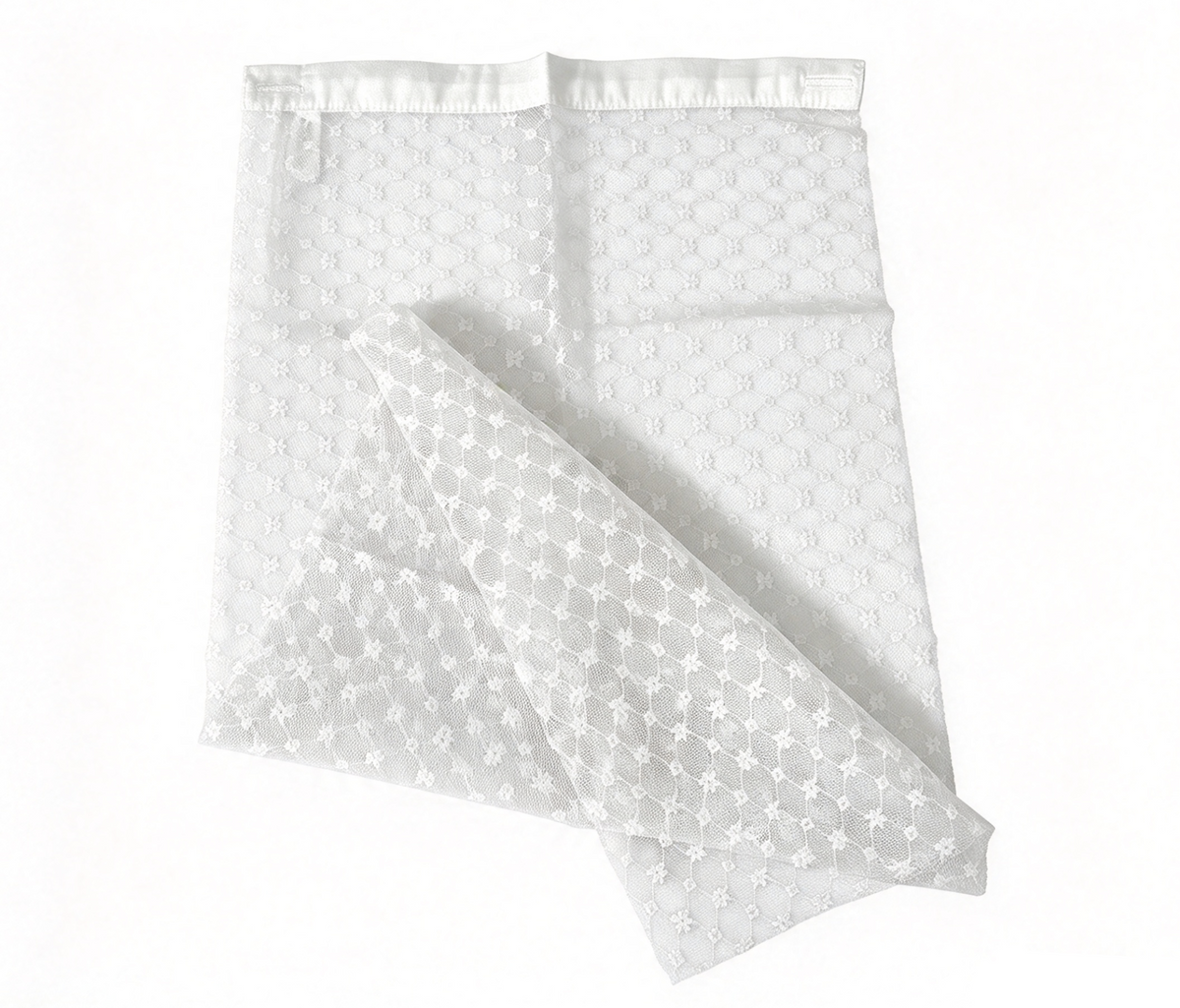 11''x19'' lacy whites petticoat tulle Mesh Netting veiling for 18'' doll