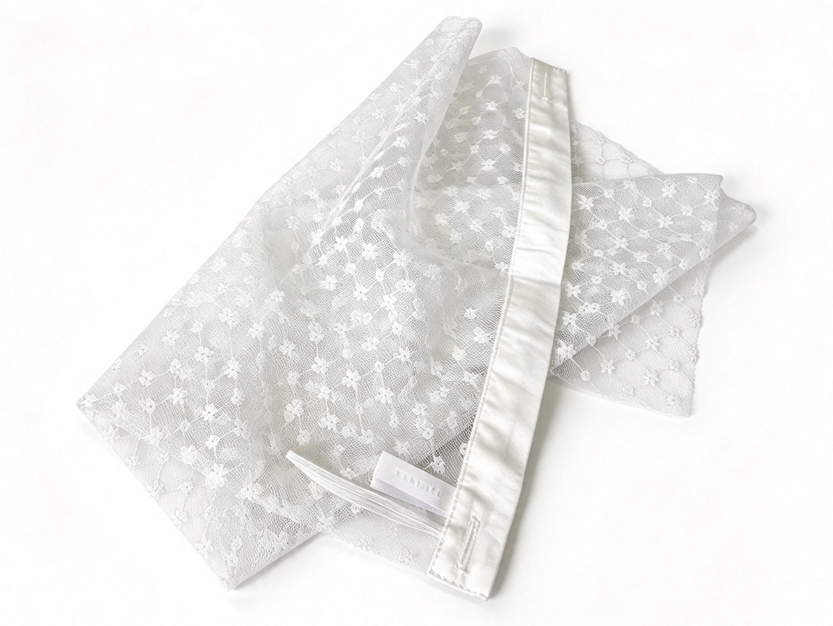 11''x19'' lacy whites petticoat tulle Mesh Netting veiling for 18'' doll