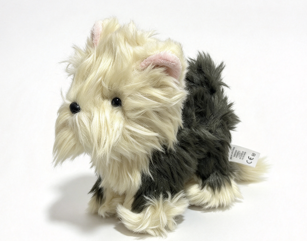 Yorkshire Terrier Yorkie Plush Puppy Pet For 18'' Doll Pet Dog Accessory