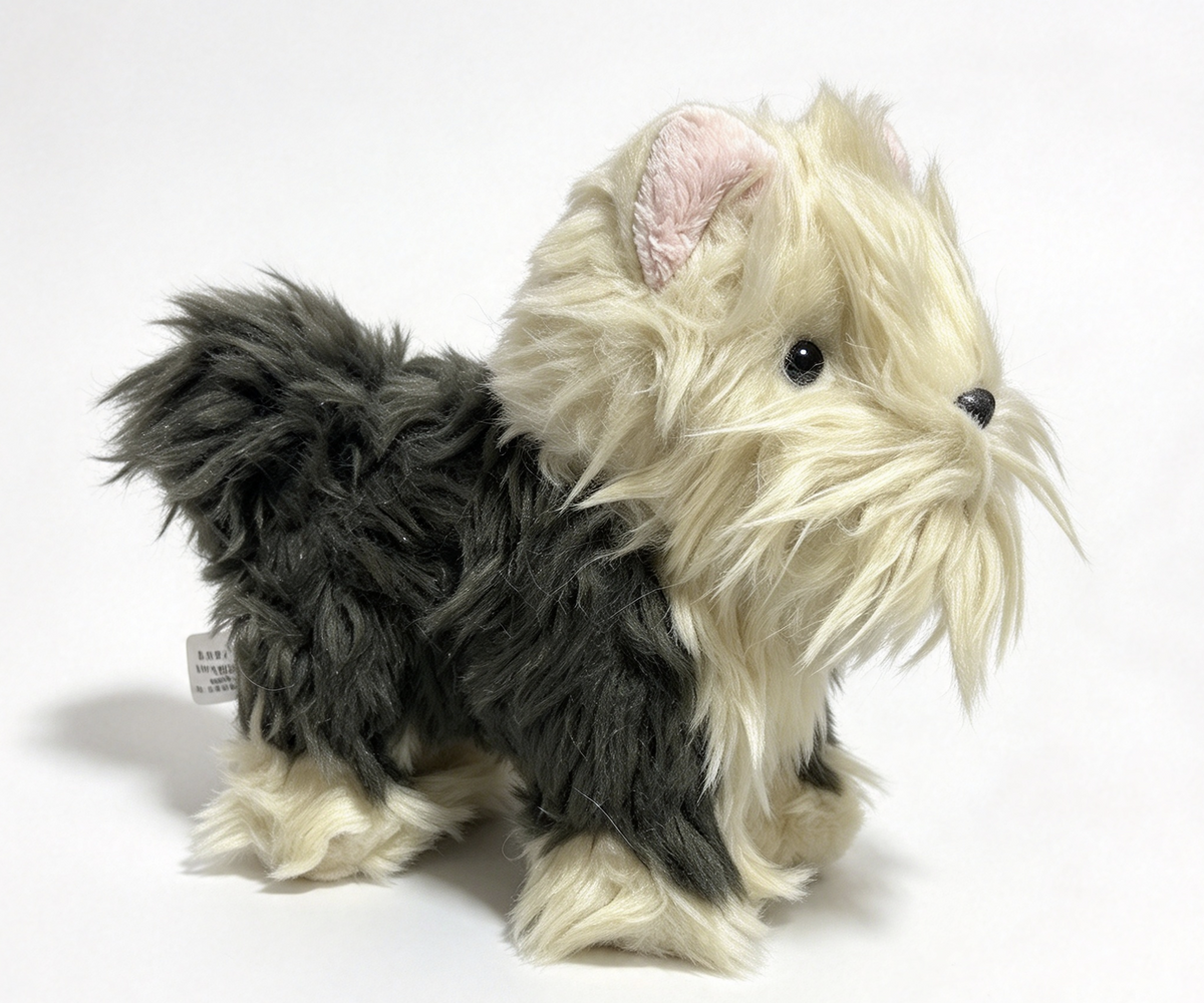 Yorkshire Terrier Yorkie Plush Puppy Pet For 18'' Doll Pet Dog Accessory