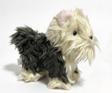 Yorkshire Terrier Yorkie Plush Puppy Pet For 18'' Doll Pet Dog Accessory