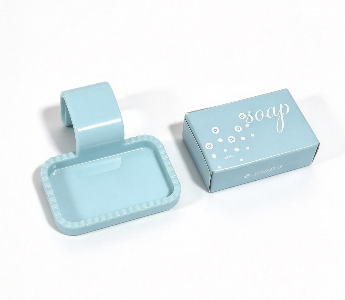 Bar Of Soap & Dish For 18'' Doll Bubble Bathtub Bathroom