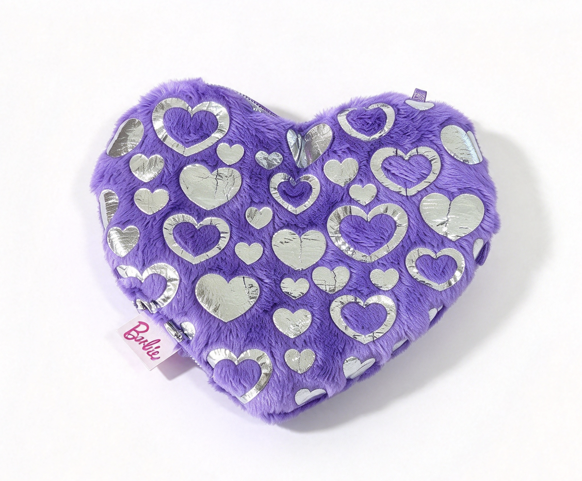 Doll Cutie Reveal Plush Purse Heart Carry Bag